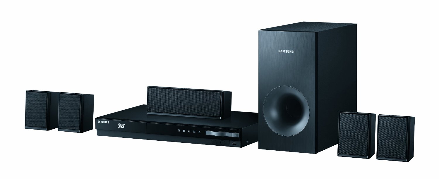 Samsung htf4500 5.1 channel 500w home theatre system, onkyo home