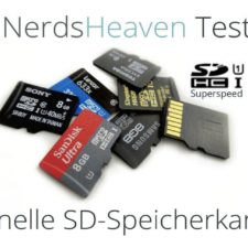 Nerdsheaven Test: Schnelle UHS-1 SD Speicherkarten von Markenherstellern