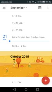 Google Calendar App Benachrichtigungen