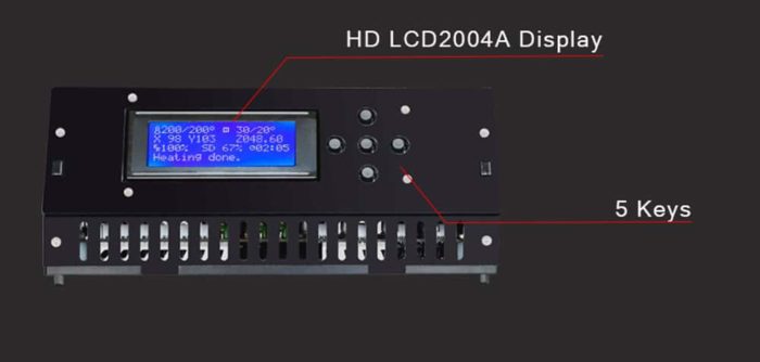 Tronxy X1 Display