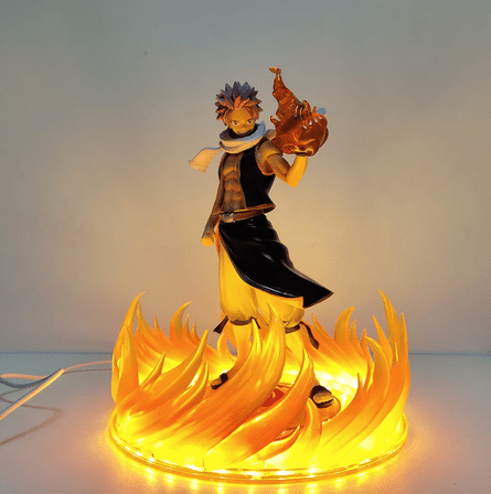 Anime Figur Natsu Dragneel Beleuchtet 