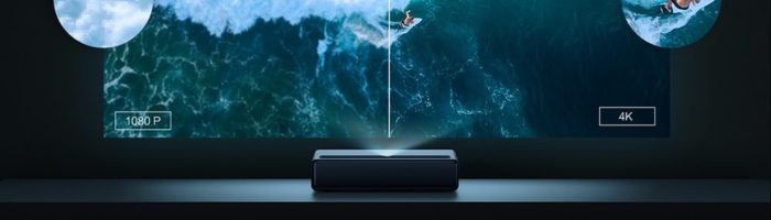 Xiaomi Mijia 4k Laser Ultrakurzdistanz Projektor Full-HD zu 4k Vergleich