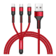 3-in-1 Kabel für alle Smartphones ab 5,08€ (USB-C, Micro USB, Lightning)
