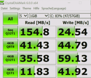 JUMPER EZbook X1 Benchmark