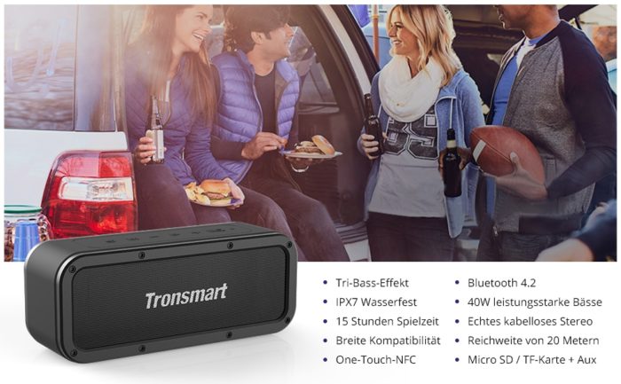 Tronsmart Element Force Datenblatt