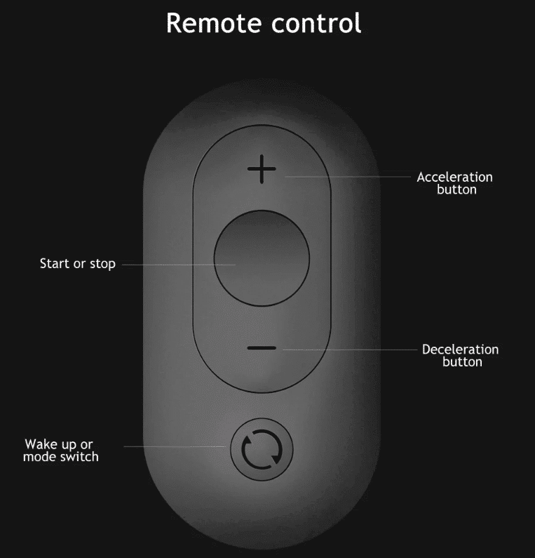 WalkingPad A1 Pro Fernbedienung