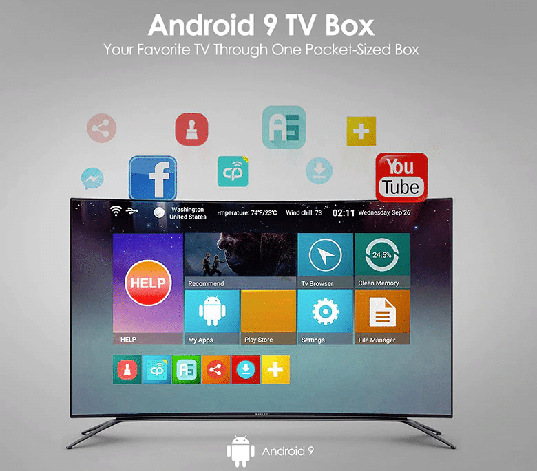 Beelink GT - King / Pro TV Box Android 9 TV Box