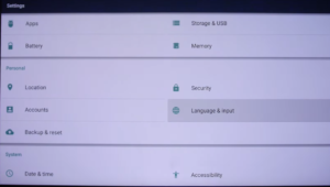 Xiaomi Mijia 4k Laser Ultrakurzdistanz Projektor aktivieren der englischen Sprache im System