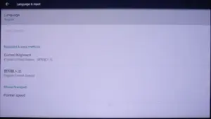 Xiaomi Mijia 4k Laser Ultrakurzdistanz Projektor aktivieren der englischen Sprache im System