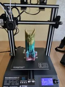 Geeetech A20M Testdruck  mit verschiedenfarbigen Filament
