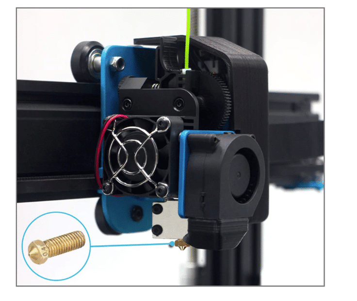 Artillery Sidewinder-X1 Druckkopf Titan Direct Drive Extruder