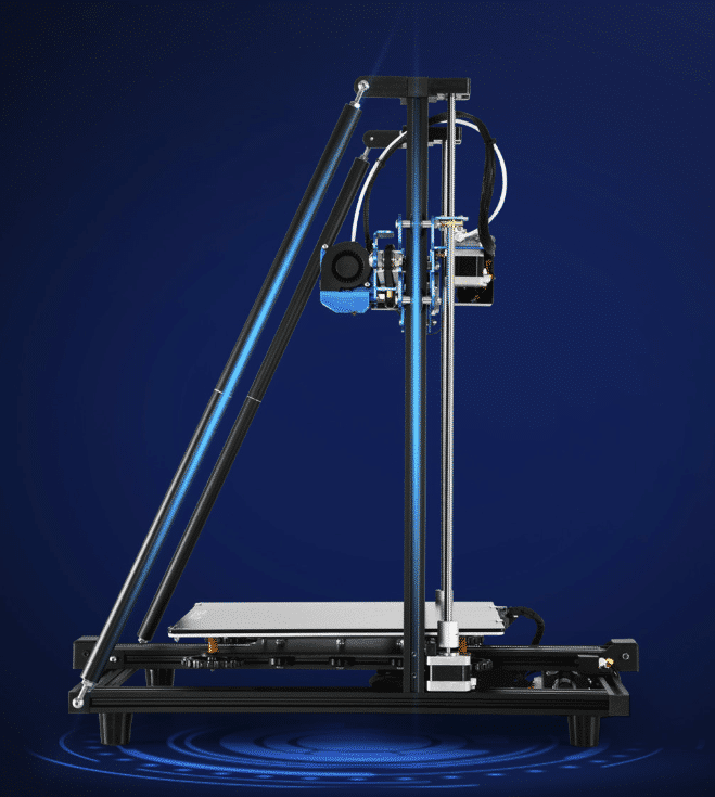 Creality3D CR-10 V2 3D Drucker Seitenansischt