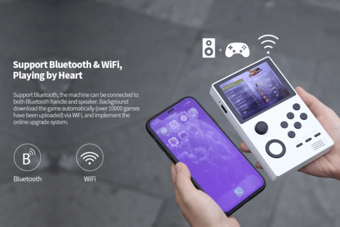 Supretro Handheld Bluetooth und W-LAN Verbindung