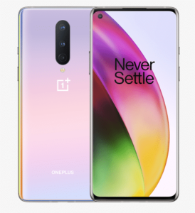 OnePlus 8 Front und Rückansicht