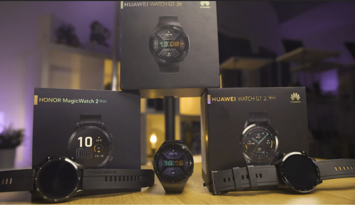 Übersicht der Huawei Watch GT 2 Reihe