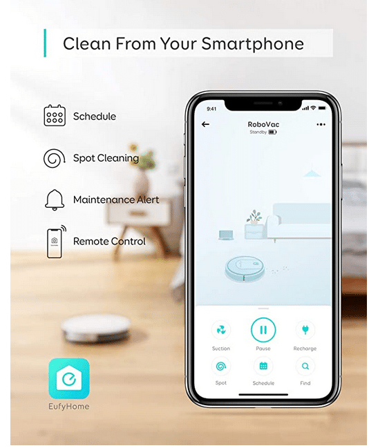 Eufy RoboVac G10 Hybrid App Anbindung mit Fernsteuerung