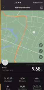 Amazfit Bip S Messergebnisse GPS Tracking