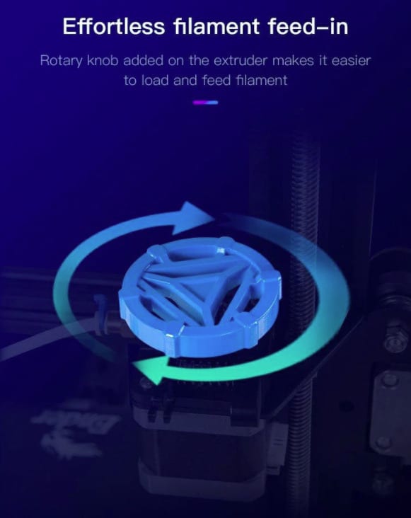 Creality3D Ender-3 V2 3D Drucker Filament zuvor