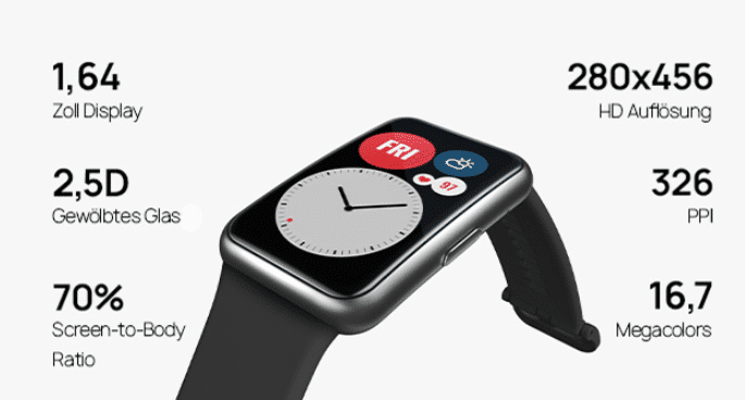 Huawei Watch Fit Specifications