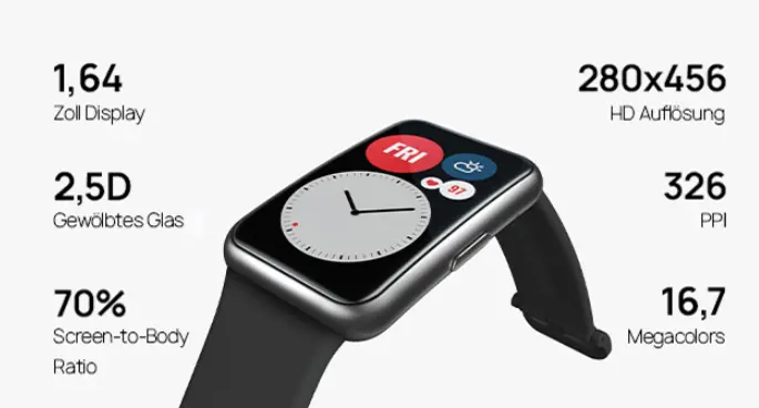 Huawei Watch Fit  Technische Daten