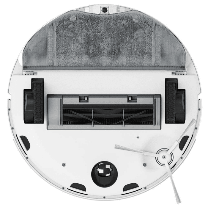 360 S9 Saugroboter  Unterseite mit Wischaufsatz und Sensoren