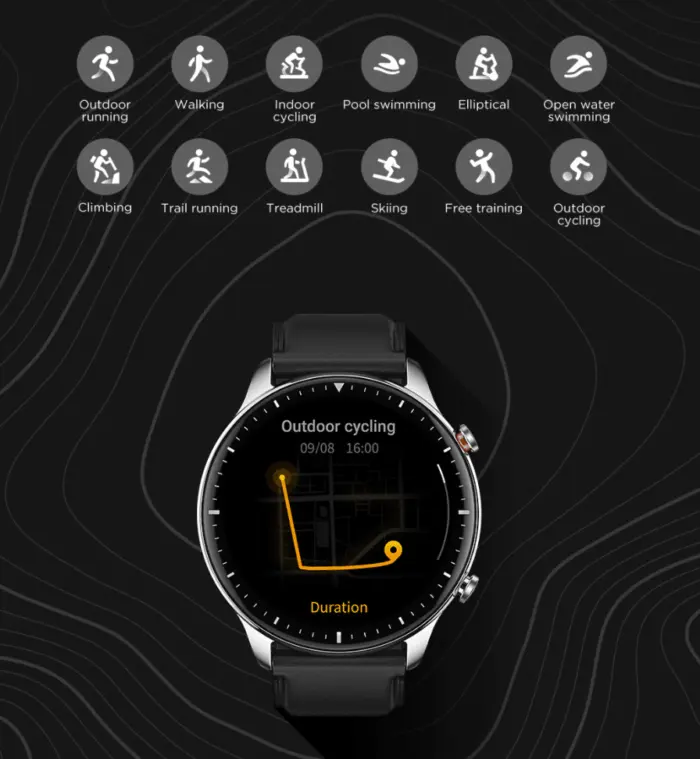 Amazfit GTR 2/e dank verschiedenen Sportmodi auch für Sportler