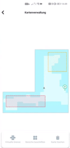 yeedi 2 Hybrid Saugroboter App, Navigation, Kartendaten