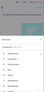yeedi 2 Hybrid Saugroboter App, Navigation, Kartendaten