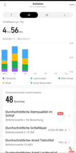 Amazfit GTS 2 App mit allen wichtigen Informationen