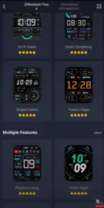 Amazfit GTS 2 verschiedene Watchfaces 