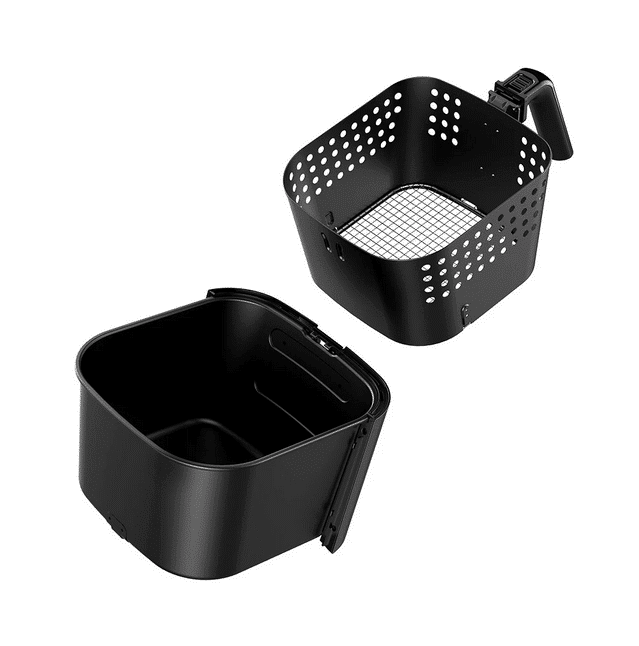 BlitzWolf BW-AF1 Heißluftfritteuse Garraum und Korb