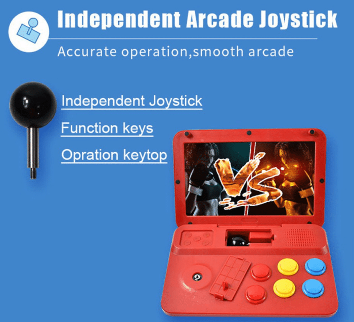 Powkiddy A13 Retro Konsole im  Arcade Automaten Design