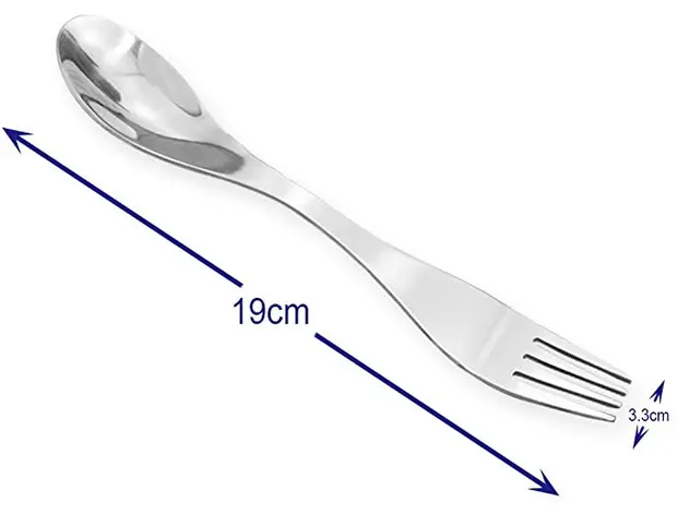 Göffel 2-in-1 Größe