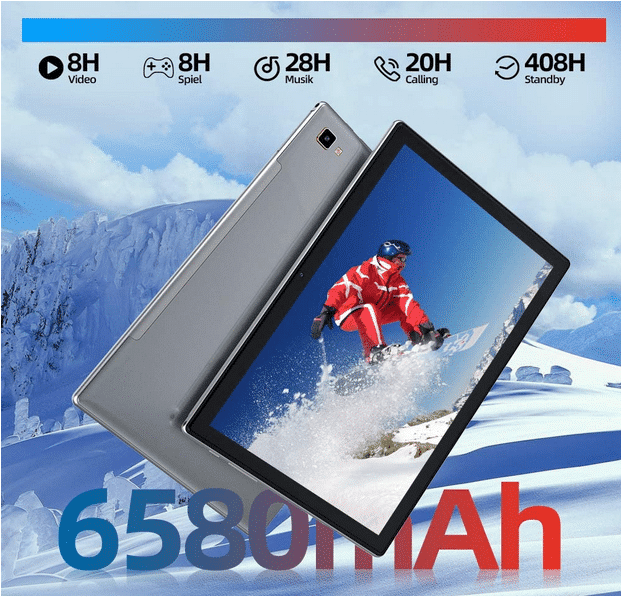 Blackview Tab 8 T 6580 mAh Akku + Akkulaufzeit