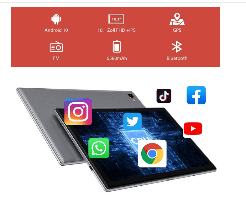 Blackview Tab 8 Technische Eigeneschaften und Syste,