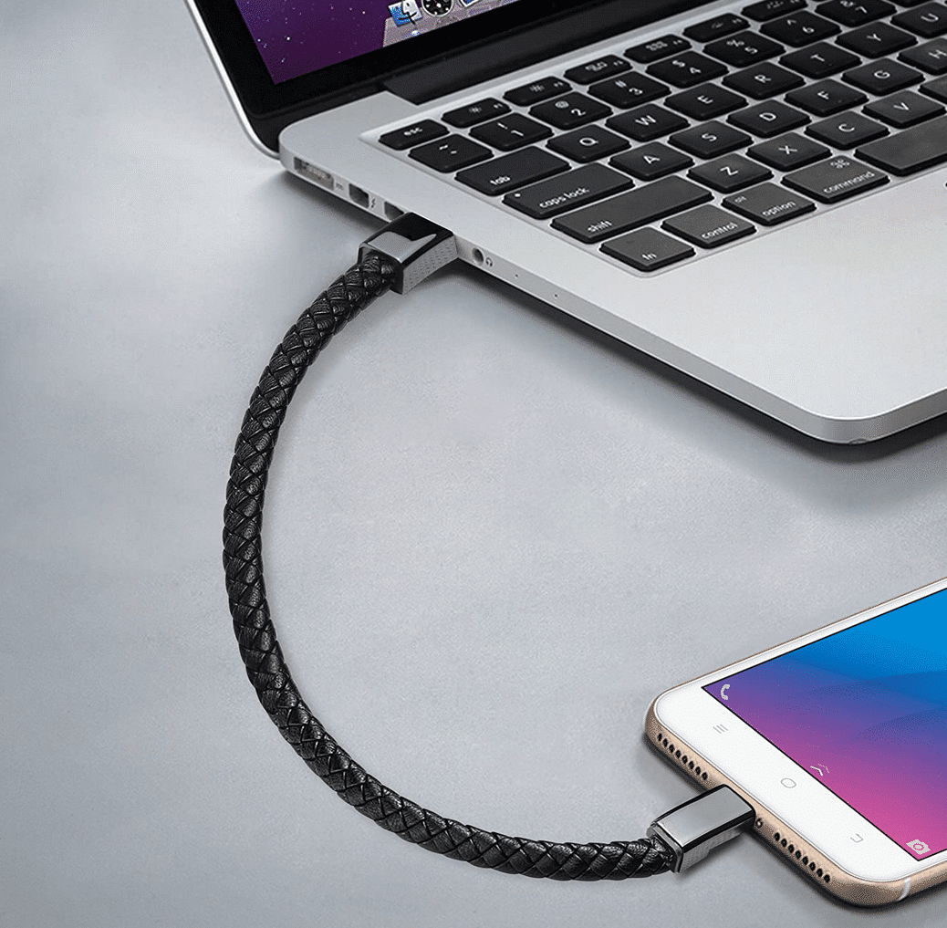 USB Ladekabel-Armband Arbeitsbeispiel