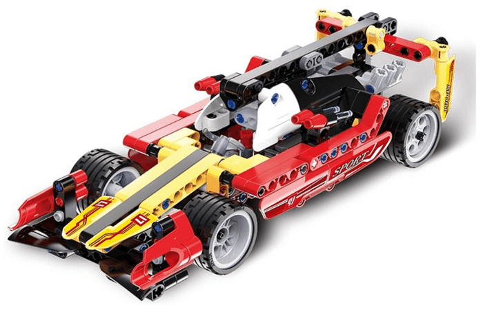 CaDA 3-in-1 Supersport Rennwagen aus beiden Sets