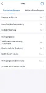 Ecovacs Deebot N8 Pro+ App Screenshots