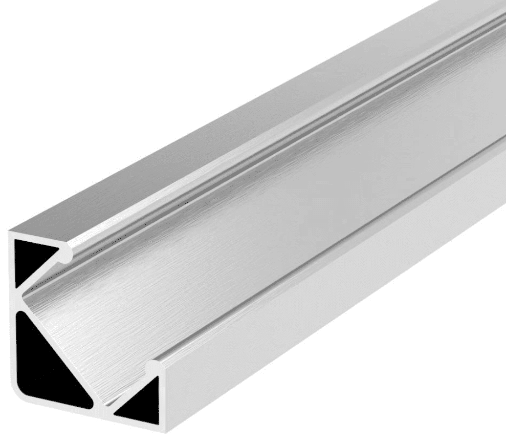 Aluminium Eckprofile Detailansischt