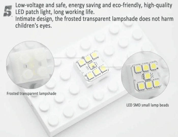 LED Luminous Building Block Tischlampe