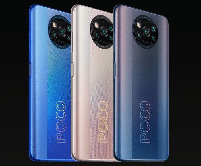 Poco X3 Pro Rückseite Varianten