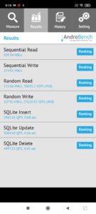 Xiaomi Redmi Note 10 Pro Screenshoots der Performance Benchmarks