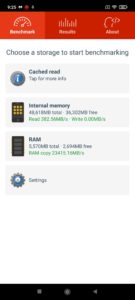 Xiaomi Redmi Note 10 Pro Screenshoots der Performance Benchmarks