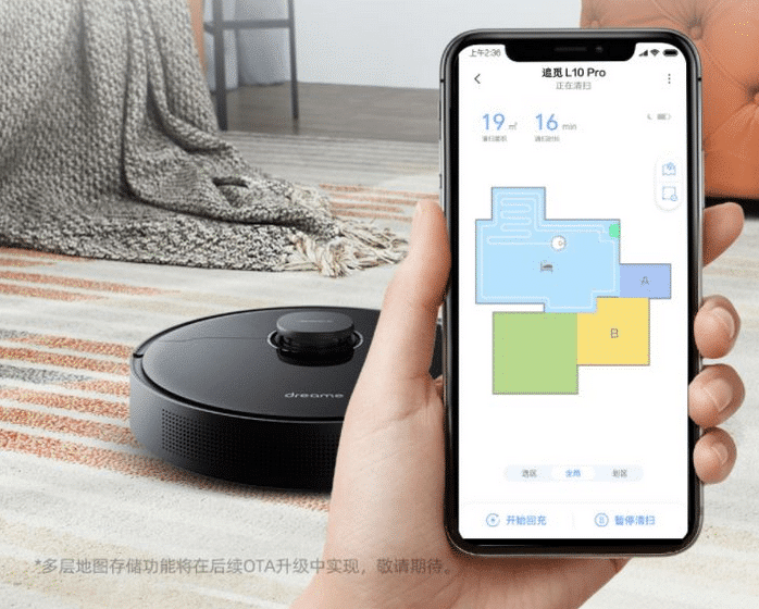 Dreame L10 Pro App und Kartenspeicherung