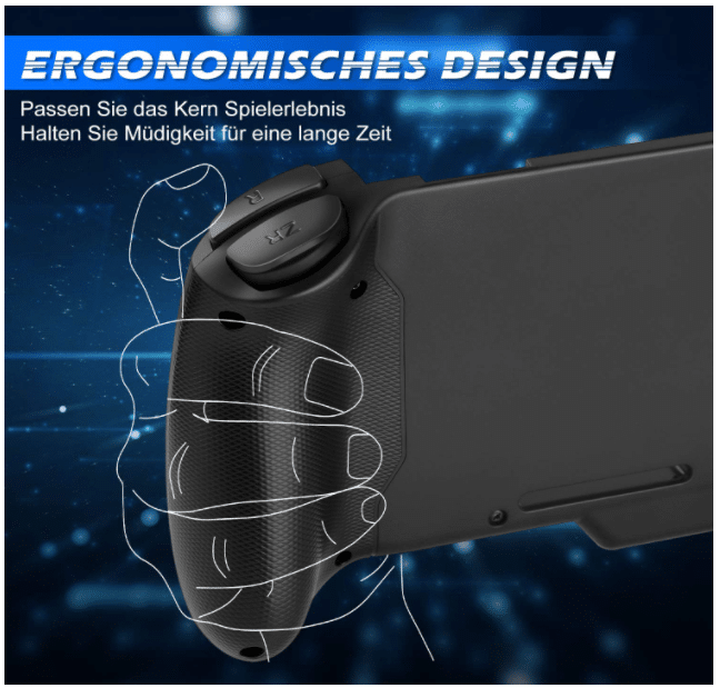 Zacro Switch Controller Ergonomisches Design