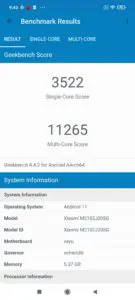 Poco X3 Pro Screenshot Performance