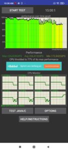 Poco F3 Screenshoots CPU Stress Test