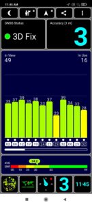 Poco F3 Screenshoot GPS Konnektivität