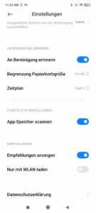 Poco F3 Screenshoots Werbung im System 