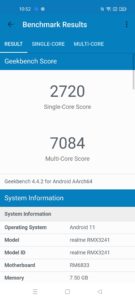 Realme 8 5G Benchmark